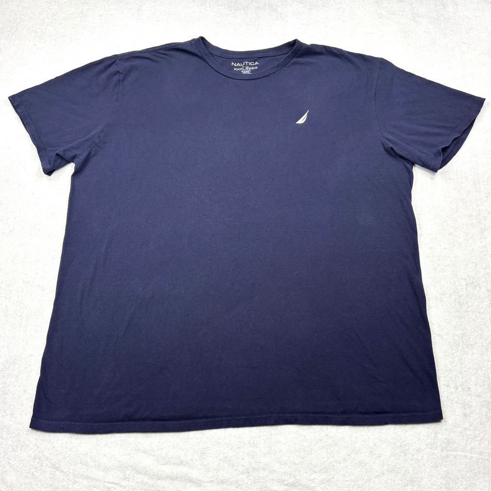 Nautica Mens 3XL Navy Blue Fish Responsibly Marlin Graphic Short Sleeve T-Shirt